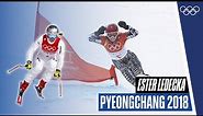 Ester Ledecka makes history at #PyeongChang2018