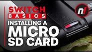 How to Install a Micro SD Card in Your Nintendo Switch - Switch Basics