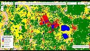 Land use and Land cover classification using Random forest machine learning in Google Earth Engine
