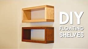 How To Build DIY Floating Shelf with Invisible Hardware