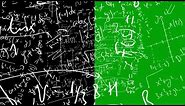Math Equations Green Screen Calculation Effects, floating maths problems green screen video FreeGfx