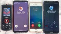 Incoming And Outgoing Calls Old TeXet, Galaxy S9, IPhone 7, HUAWEI Y6 Prime/ Alarm Timer Calls