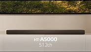 HT-A5000 5.1.2ch Dolby Atmos Soundbar | Sony