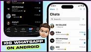 Install Full iOS WhatsApp On any Android | iPhone WhatsApp For Android 2023 🍏