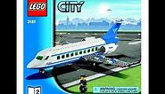 LEGO City Passenger Plane 3181 Instructions DIY Book 2