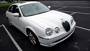 2003 White jaguar S-type www.diamondstateautos.com