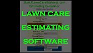 How to estimate (quote) a residential yard for a lawn care service business.