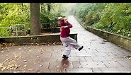 Wudang Kung Fu Bagua exercise: 1 basic 1000 possibilities #kungfu #wudang #baguazhang #basics