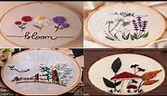 4 Garden.Embroidery Designs Tutorial || Bee Embroidery For Beginners Part :-2 @Jankishandworks