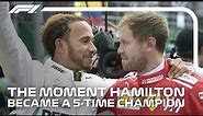 Lewis Hamilton Wins Fifth World Title | 2018 Mexican Grand Prix