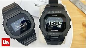 All-black Casio Square G-Shock GBD-200 and DW5600BB Review