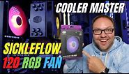 Cooler Master Sickleflow 120 RGB PC Case Fan Unboxing & Overview