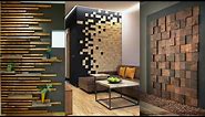 100 Wooden wall decorating ideas for living room interior wall design 2024