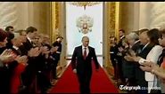 Vladimir Putin sworn in as Russian President at Kremlin ceremony
