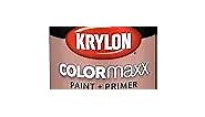 Krylon K05593007 COLORmaxx Spray Paint and Primer for Indoor/Outdoor Use, Metallic Rose Gold