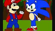 Mario Pulls A Prank On Sonic!