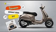 2023 Vespa Sprint S 150 with TFT dashboard: Prices, Colors, Specs, Features, Availability