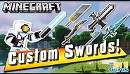 How You Can Make Easy Custom Swords in Minecraft (Texture Pack Minecraft Modding)