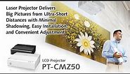 Panasonic Projector: LCD Projector PT-CMZ50 Introduction