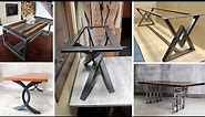 Modern Metal Dining Table Legs 2021 / Metal Table Design / Industrial Table