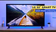 New LG 32" Smart LED TV Unboxing - 2020 Model Overview, Features, WebOS, UI, Apps