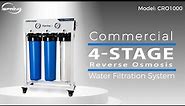 Commercial RO | iSpring CRO1000 Drinking Water Filtration System for Small Business