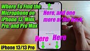 Where To Find the Microphone on iPhone 13, Mini, Pro, and Pro Max