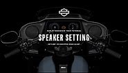How to Adjust Speaker and Sound Settings using Skyline OS | 2024 Harley-Davidson Road Glide