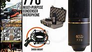 MXL 770 Multi-purpose Condenser Microphone with Shockmount and Carrying Case