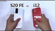 SAMSUNG S20 FE vs iPhone 12 - Speed Test
