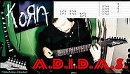 Korn - A.D.I.D.A.S. Guitar Cover |TAB| |LESSON| |TUTORIAL|