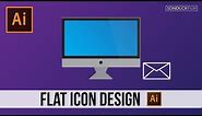 Flat Icon Design for Motion Graphics & Graphic Artists - Adobe Illustrator Tutorial