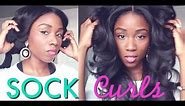 HEAT FREE CURLS | HOW TO CURL YOUR HAIR WITH SOCKS
