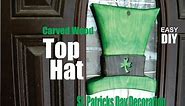 DIY St Patricks Day Irish Top Hat decoration
