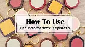 2 Ways to Frame With Our Embroidery Keychain