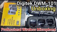 Unboxing Digitek DWM-101 Wireless Microphone | Professional Microphone System for Smartphones