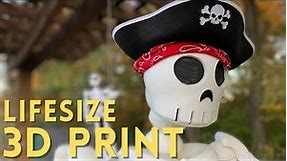 Go Big: Life Sized 3D Printed Skeleton