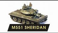 M551 Sheridan | USA light amphibious floating tank | US Airborne forces
