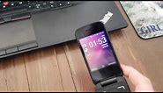 Alcatel Go Flip 3 T-Mobile smartphone / flip phone / dumbphone, Google maps demo/preview.