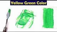 How To Make Yellow Green Color - Mix Acrylic Colors