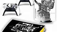 PS5 Skin for Console and Controller Disk Edition, Vinyl Decal Stickers for PlayStation 5 Console and Controllers, Disk Edition - Black Mamba