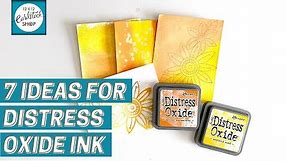 7 Ways to Use Tim Holtz Distress Oxide Ink Pads