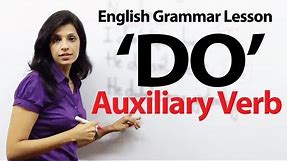 English Grammar Lessons - Auxiliary Verb - 'DO"