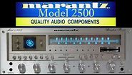 Model 2500 - Marantz Receiver. One Of Most Powerful Ever! Vintage Stereo Repair Restoration Testing