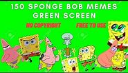 150 Sponge Bob Green Screen Effects and Memes | Free Download Mediafire Link | No Copyright & Free