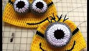 How to Crochet Hat Inspired by Despicable Me Minion Beanies / Video 1
