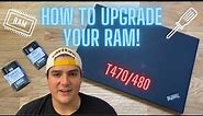 How to Upgrade RAM on a Lenovo ThinkPad T470/T480 Laptop