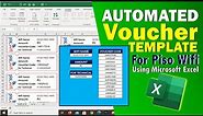 How to create Automated Voucher Template for Piso Wifi using Microsoft Excel