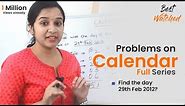 Aptitude Made Easy Problems on Calendar full series, Learn maths #StayHome