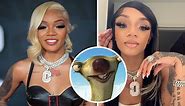 Rapper Glorilla responds to fan comparisons of Sid the Sloth